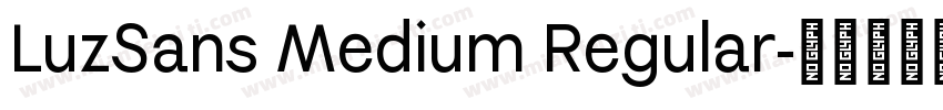 LuzSans Medium Regular字体转换